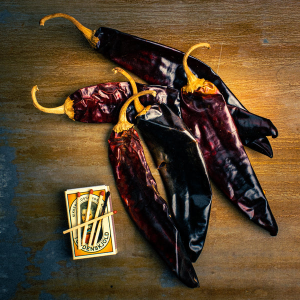 Guajillo - hele og tørrede