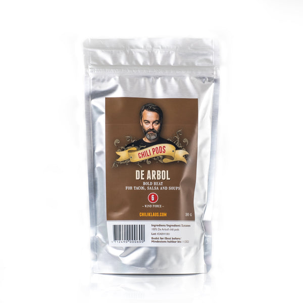 de arbol tørret chili